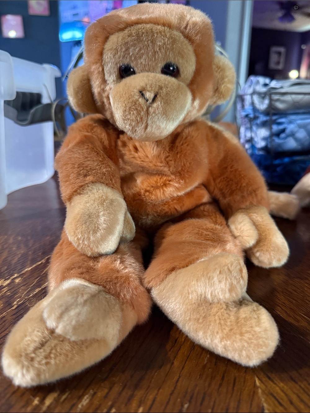 Ty Brown Plush Monkey Stuffed Animal
